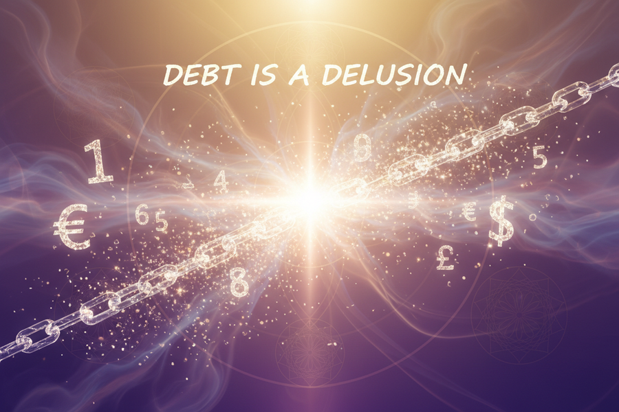 ✨ Debt Is a Delusion: A Frequency Shift for Women Rising
